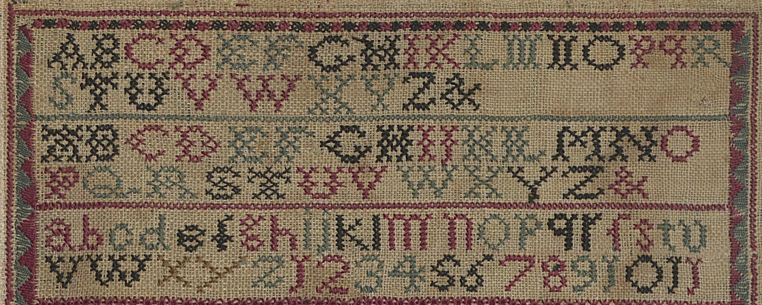 1991.0004 A Sampler, Detail