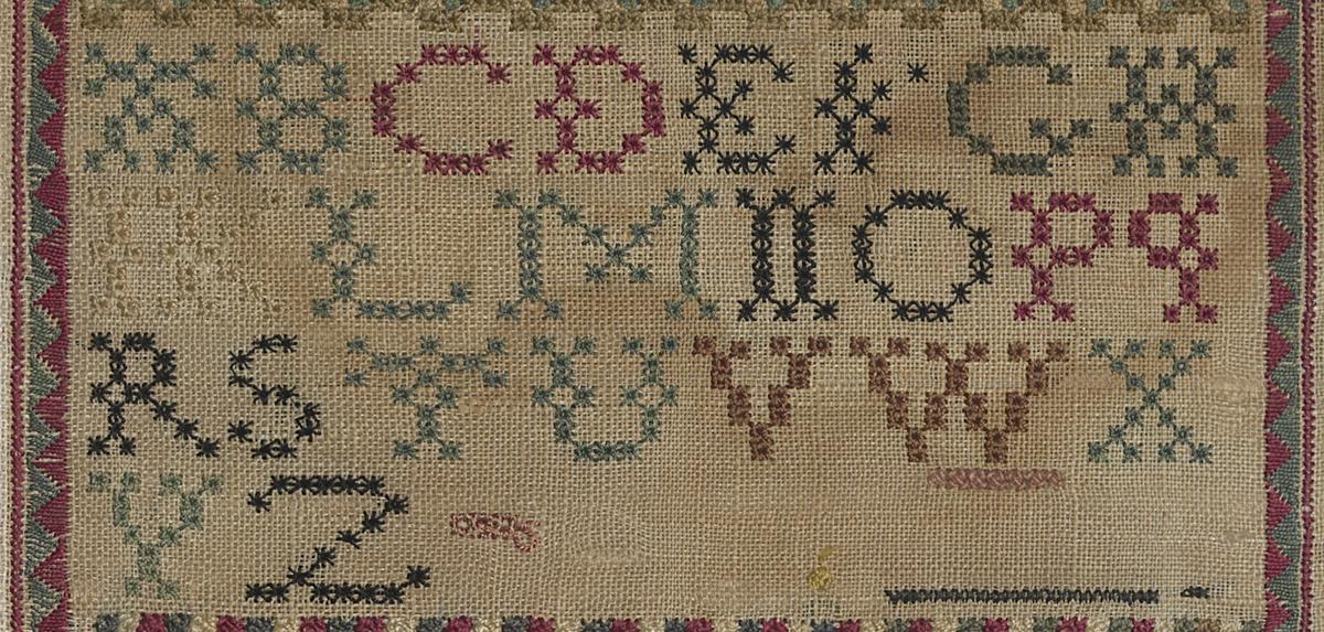 1991.0004 A Sampler, Detail 3