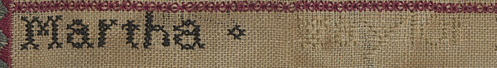 1991.0004 A Sampler, Detail 5