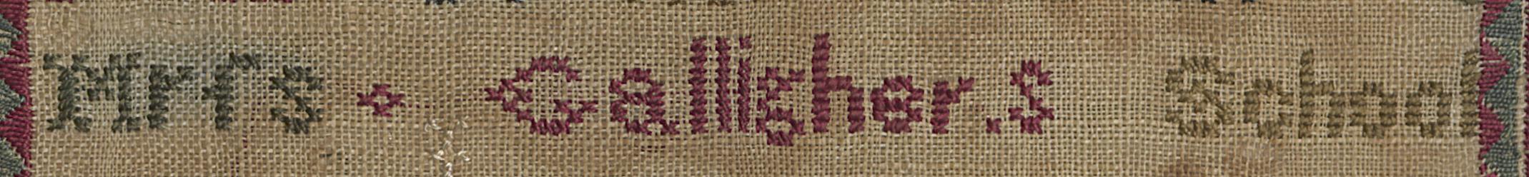 1991.0004 A Sampler, Detail 7