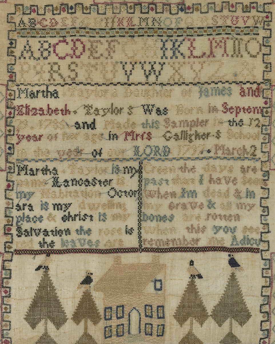 1991.0005 A Sampler, Detail