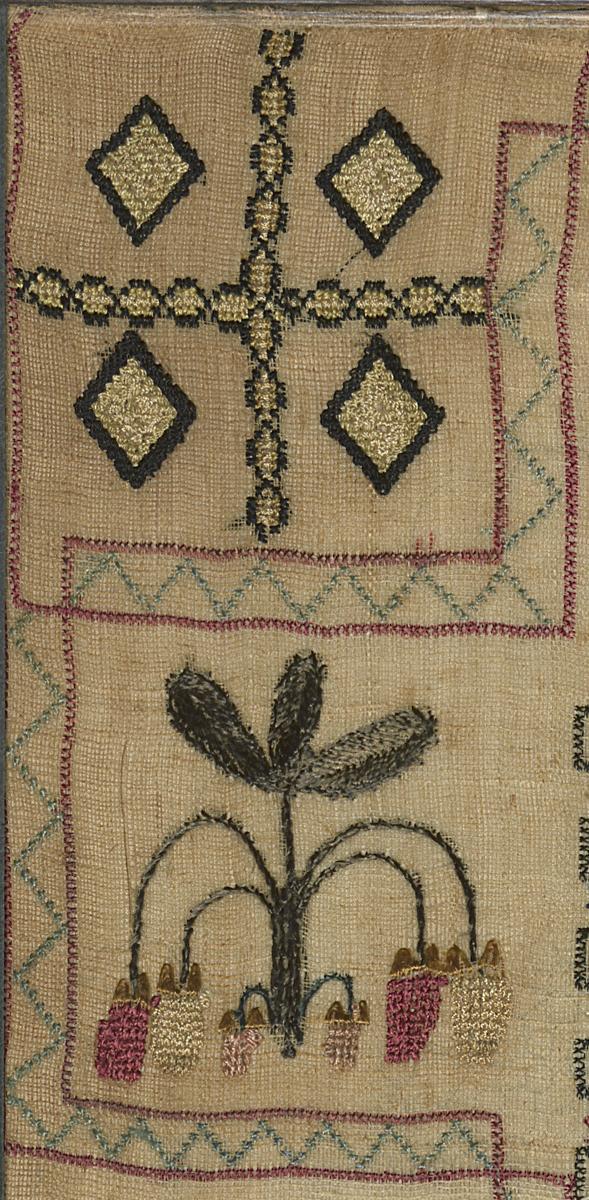 1991.0005 A Sampler, Detail 7