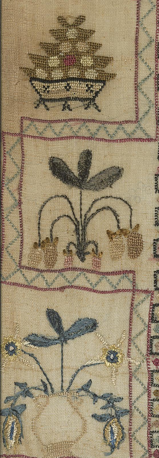 1991.0005 A Sampler, Detail 8