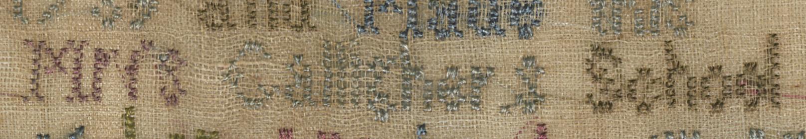 1991.0006 A Sampler, Detail 17