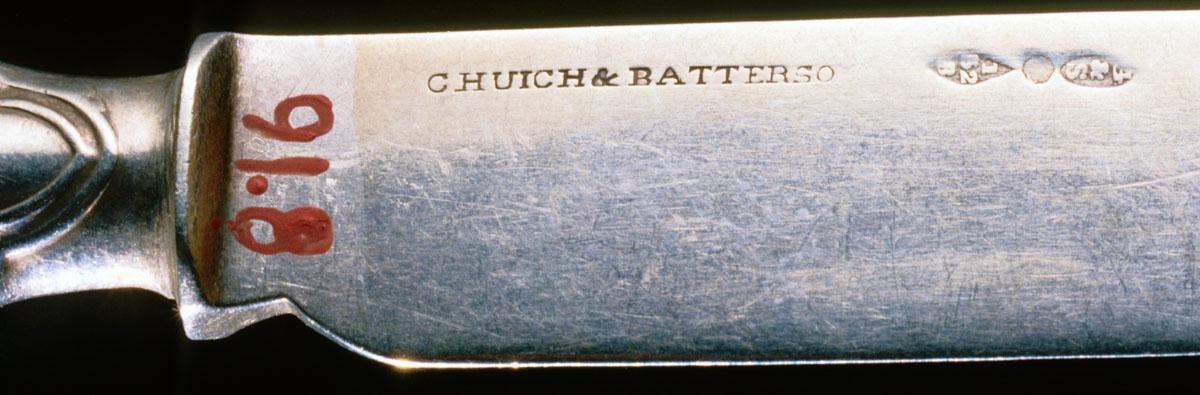 1991.0008 Knife, Dessert Knife, detail 1