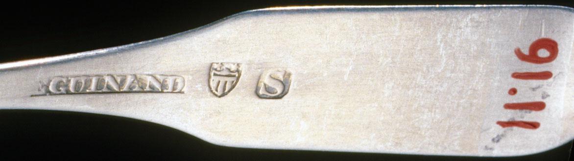 1991.0011 Spoon, Teaspoon, detail 1