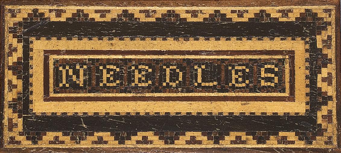 1991.0016 A,B Needle Case, Detail