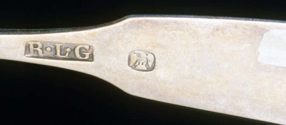 1991.0030 Spoon, Teaspoon, detail 1