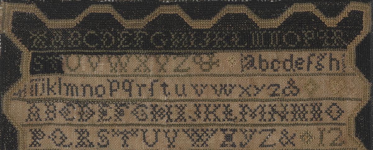 1991.0034 A Sampler, Detail