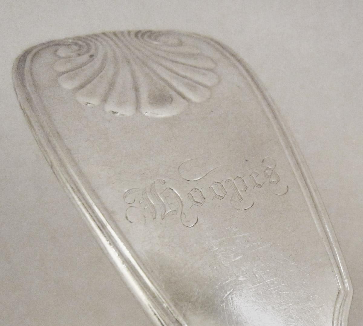 1991.0042.004 Fork, engraving