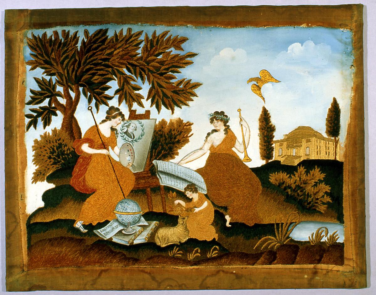 1991.0046 A Needlework picture, view 4