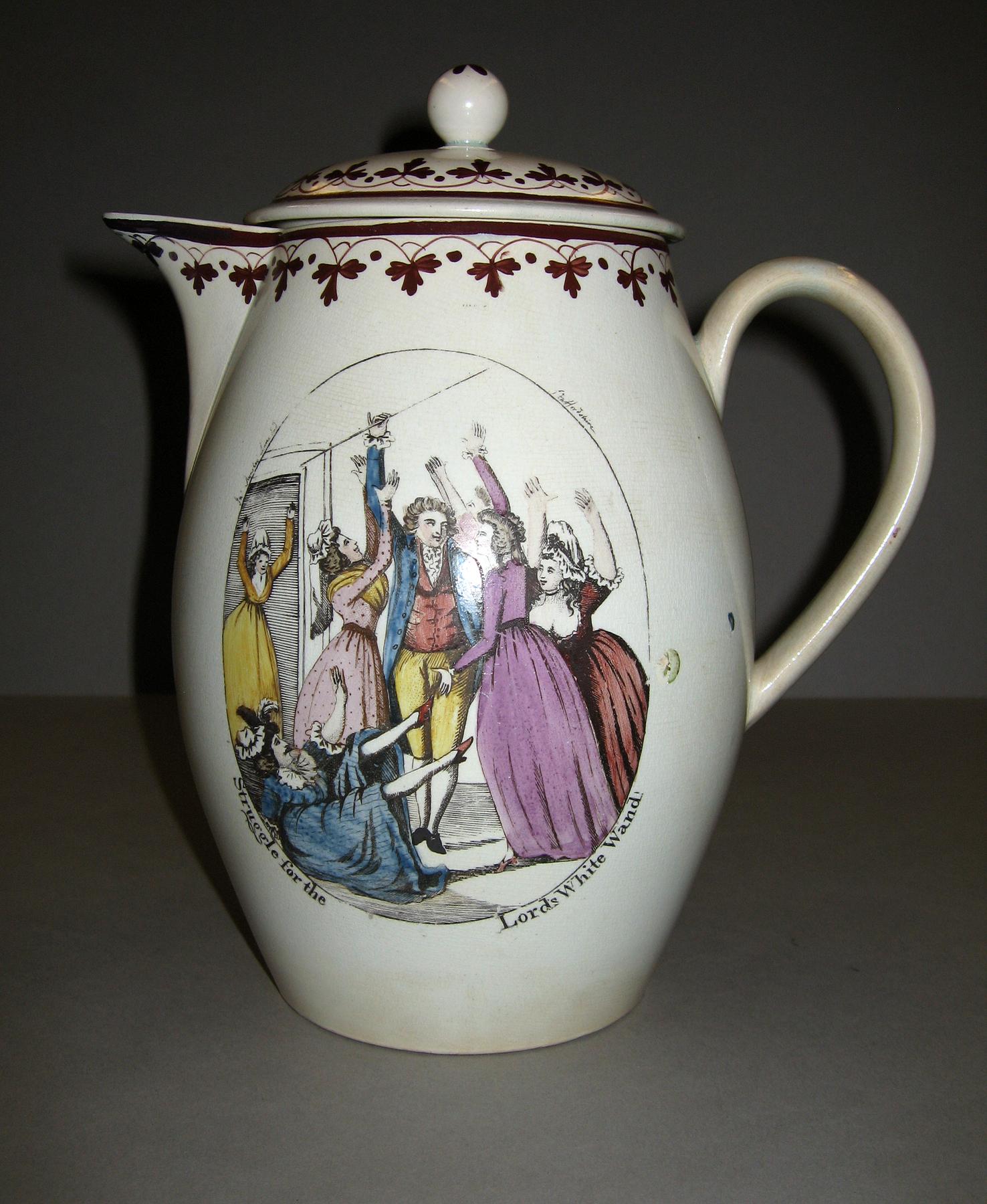 1991.0053 A, B Pitcher and cover