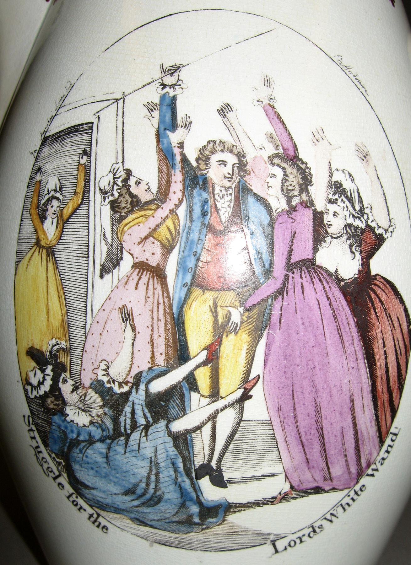 1991.0053 A, B Pitcher and cover (detail)