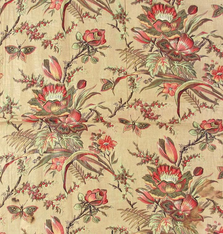 T2242 textile, printed design repeat