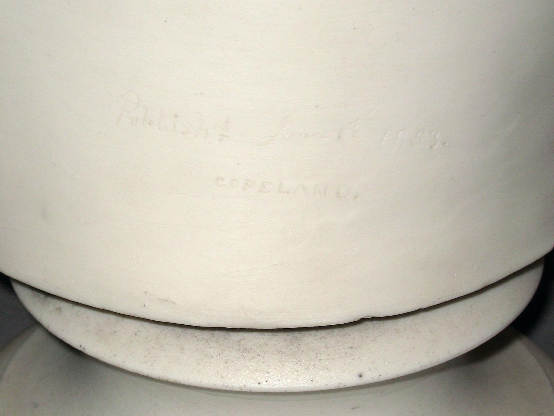 1991.0061 Copeland parian portrait bust (mark)