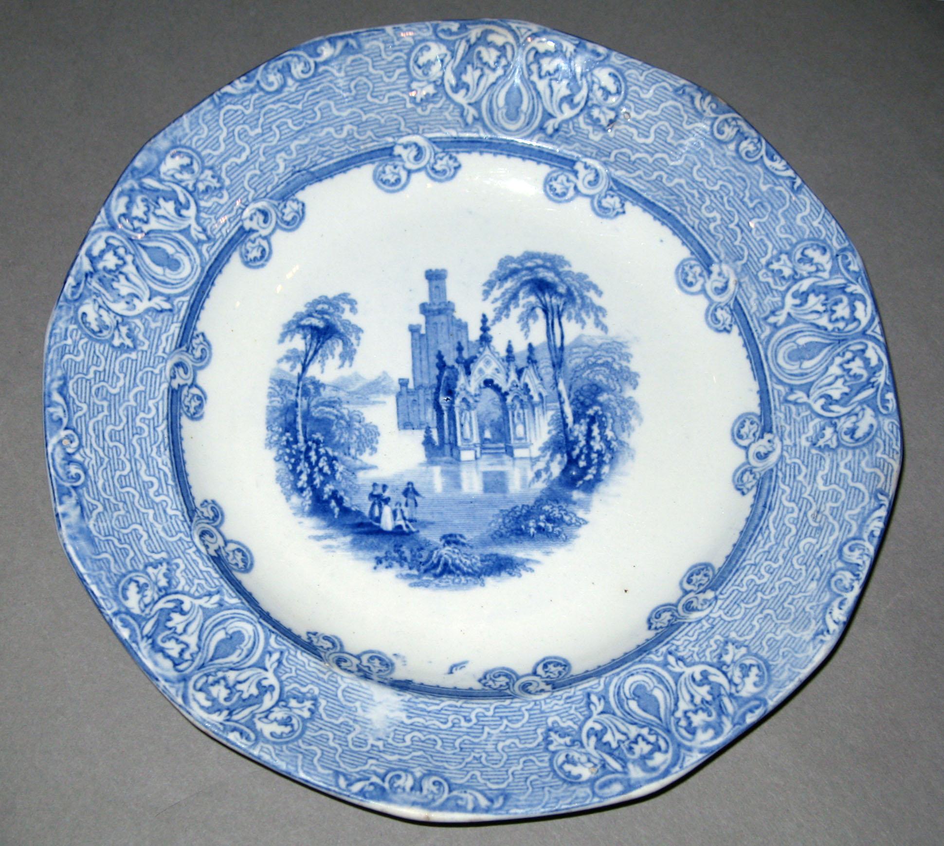 1991.0069 Alcock earthenware plate