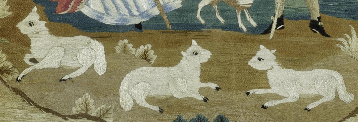 1991.0070 A Needlework Picture, Detail 4
