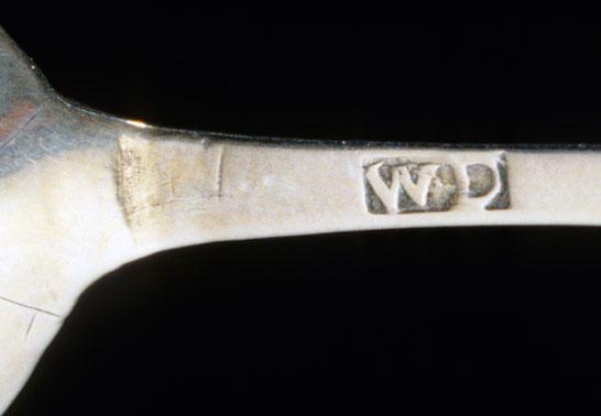 1991.0074 Spoon, Teaspoon, detail 1