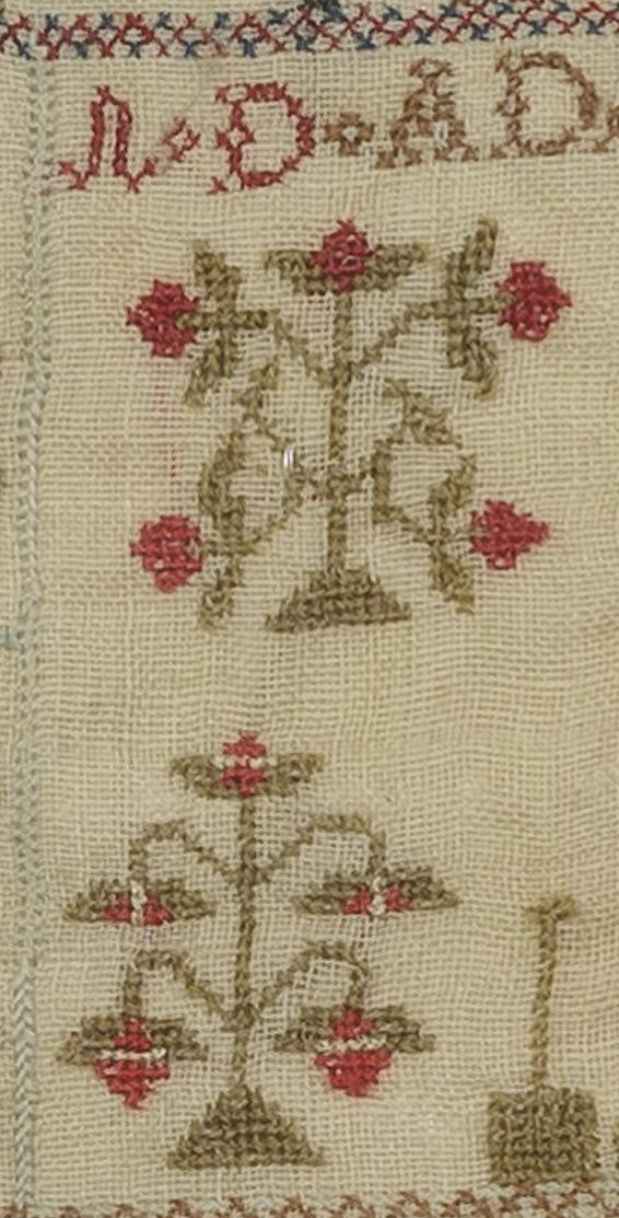 1991.0086 A Sampler, Detail 12