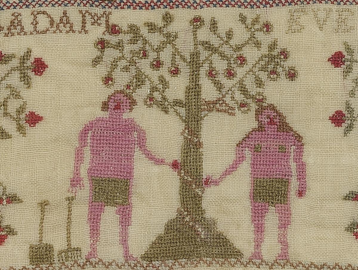 1991.0086 A Sampler, Detail 13