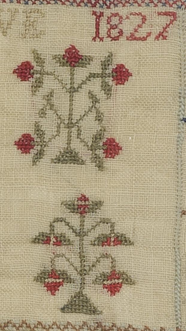 1991.0086 A Sampler, Detail 14