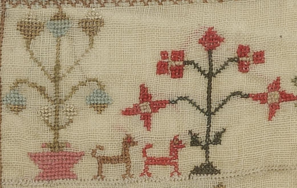 1991.0086 A Sampler, Detail 16