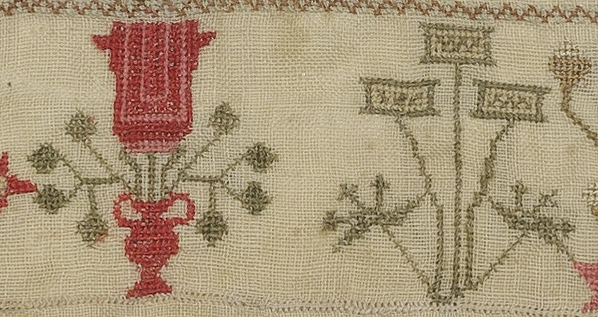 1991.0086 A Sampler, Detail 17