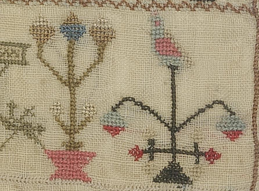 1991.0086 A Sampler, Detail 18