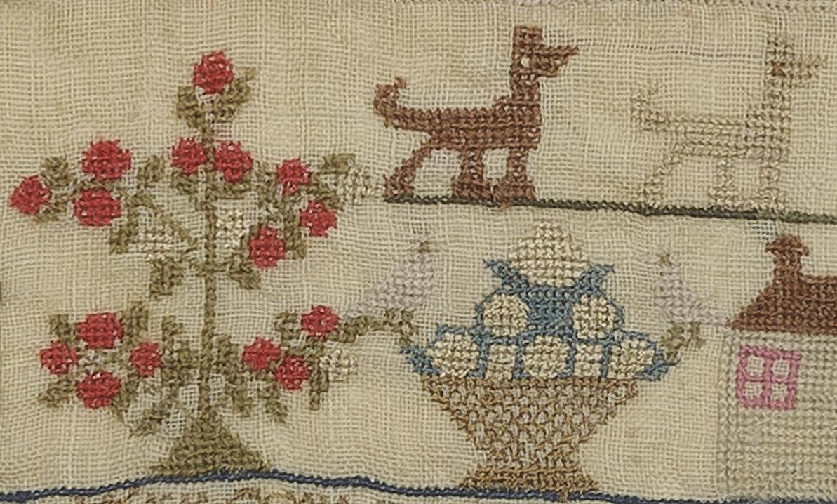1991.0086 A Sampler, Detail 20