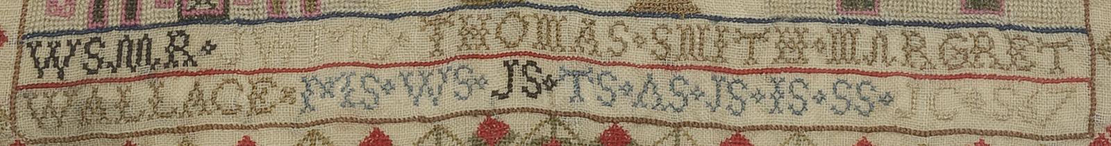 1991.0086 A Sampler, Detail 22