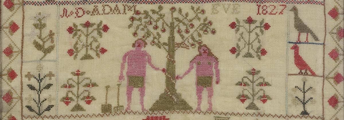 1991.0086 A Sampler, Detail 2