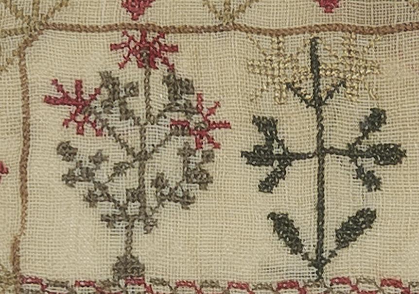 1991.0086 A Sampler, Detail 5