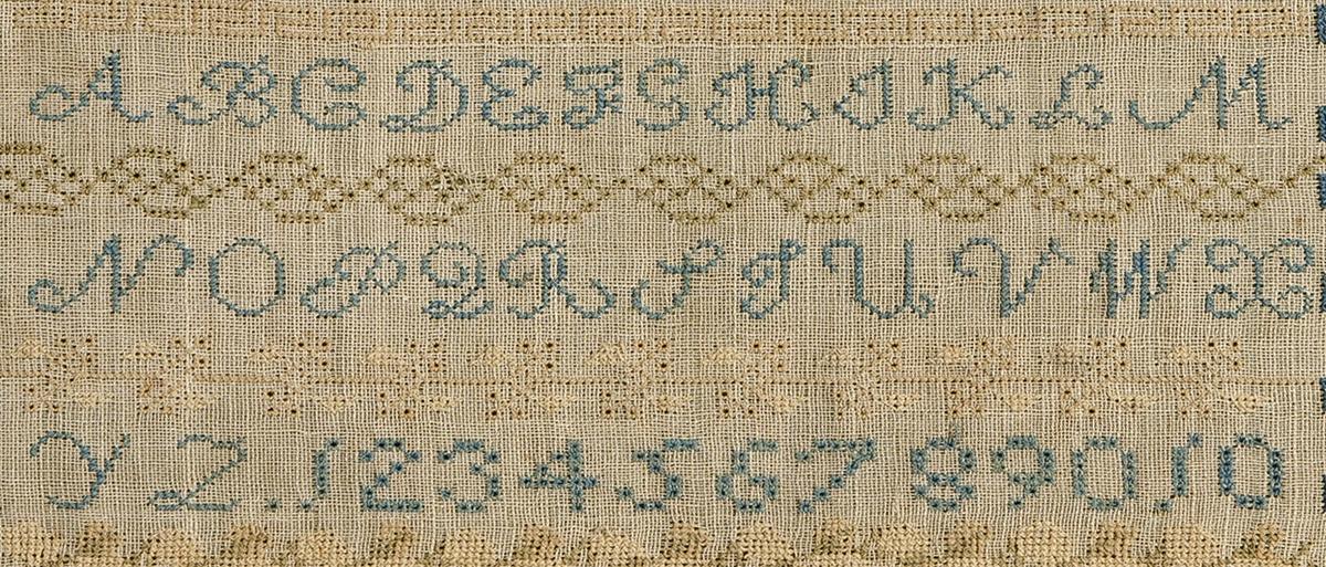 1991.0094 A Sampler, Detail 2