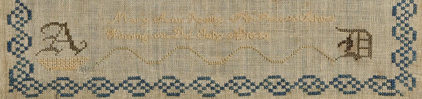 1991.0094 A Sampler, Detail 4