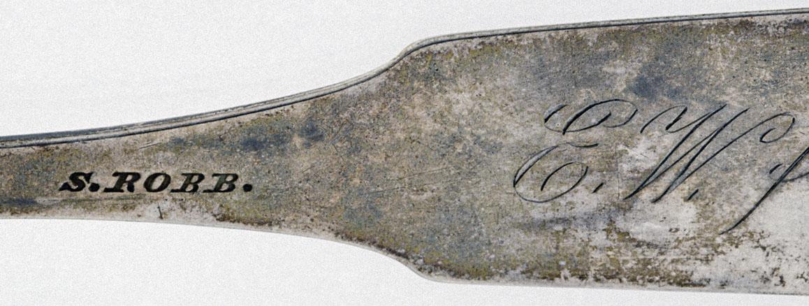 1991.0096 Spoon, Tablespoon, detail 1