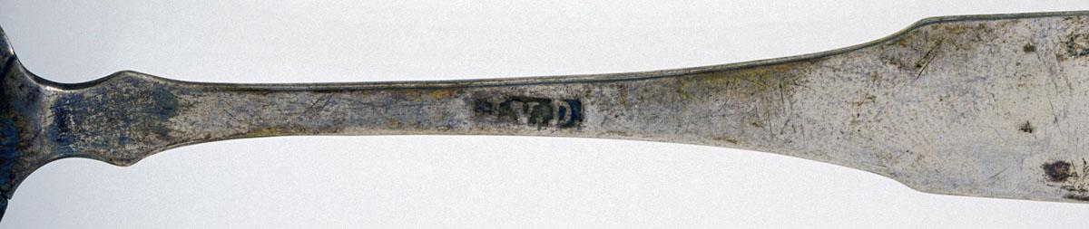 1991.0098 Spoon, Teaspoon, detail 1