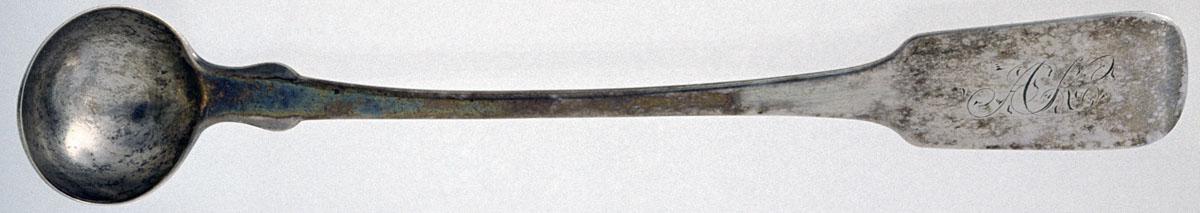 1991.0099 Spoon, Condiment Spoon, view 1