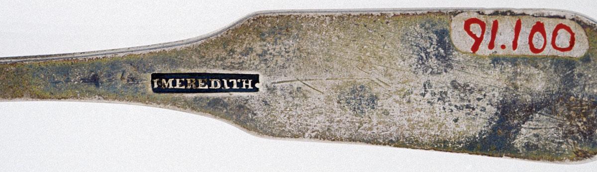 1991.0100 Spoon, Dessert Spoon, detail 1