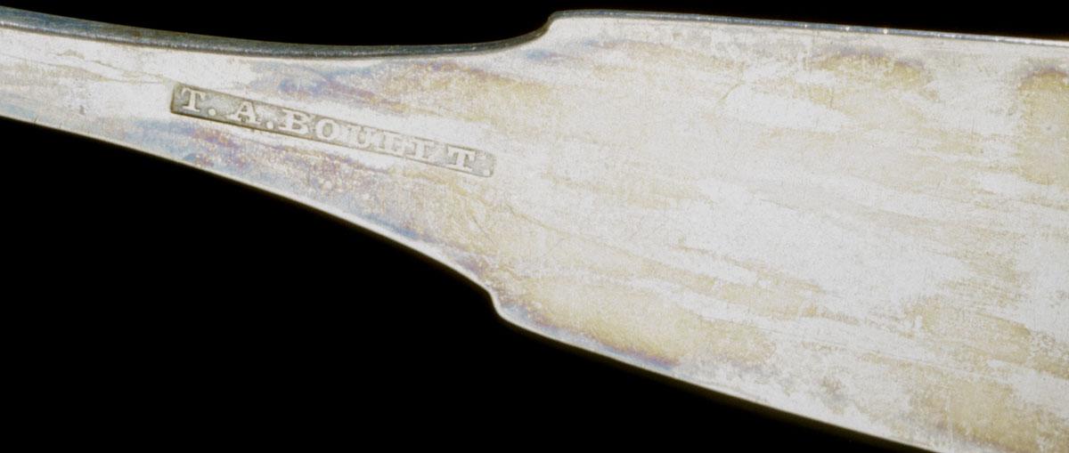 1991.0102 Spoon, Tablespoon, detail 1