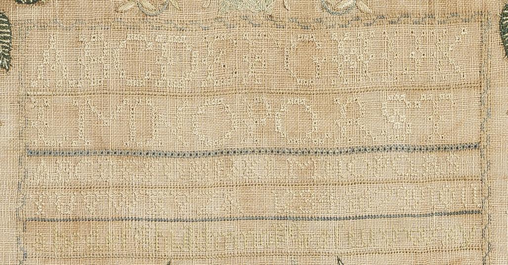 1992.0005 A Sampler, Detail 8