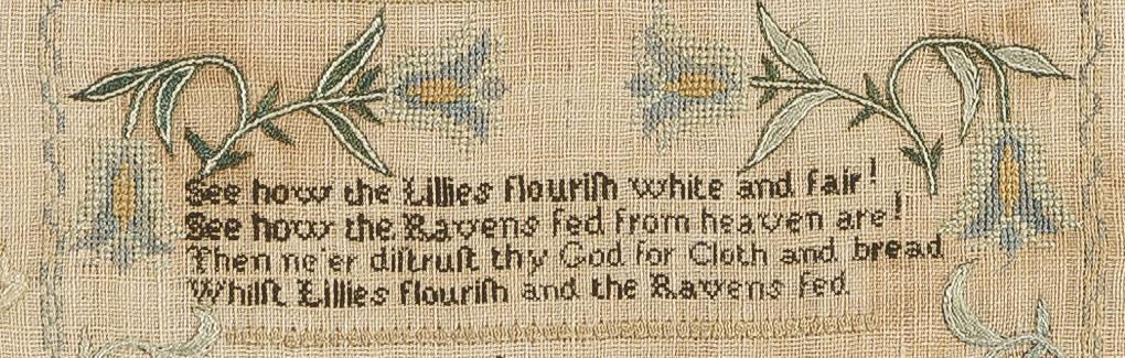 1992.0005 A Sampler, Detail 9