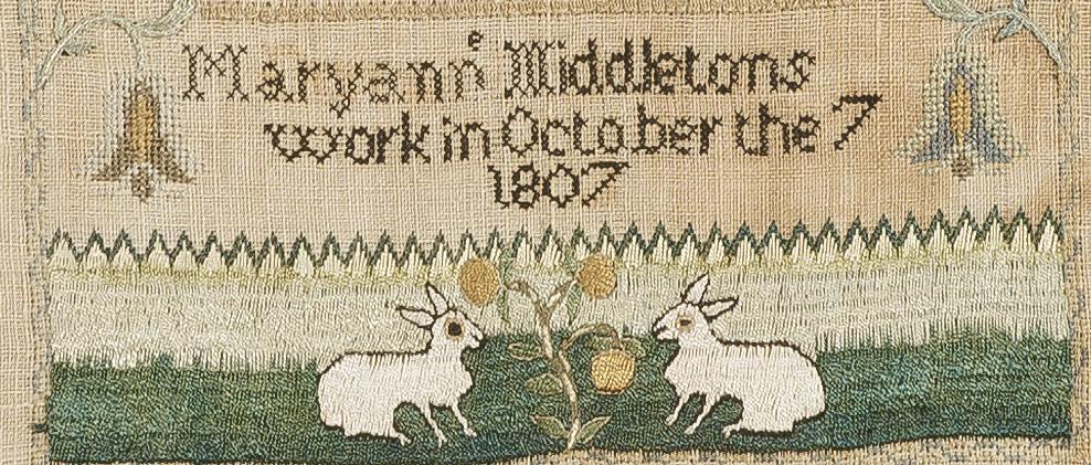 1992.0005 A Sampler, Detail 10