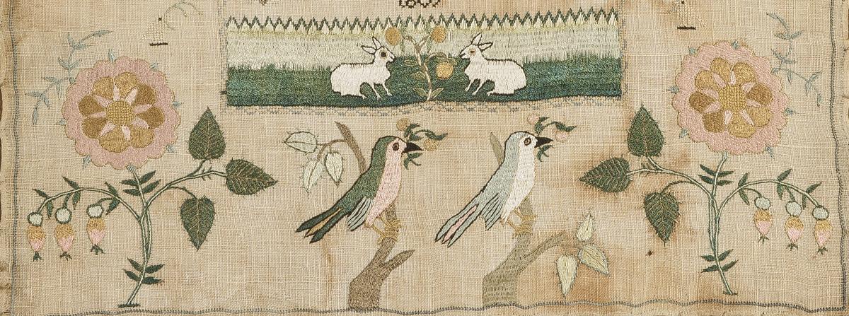 1992.0005 A Sampler, Detail 3