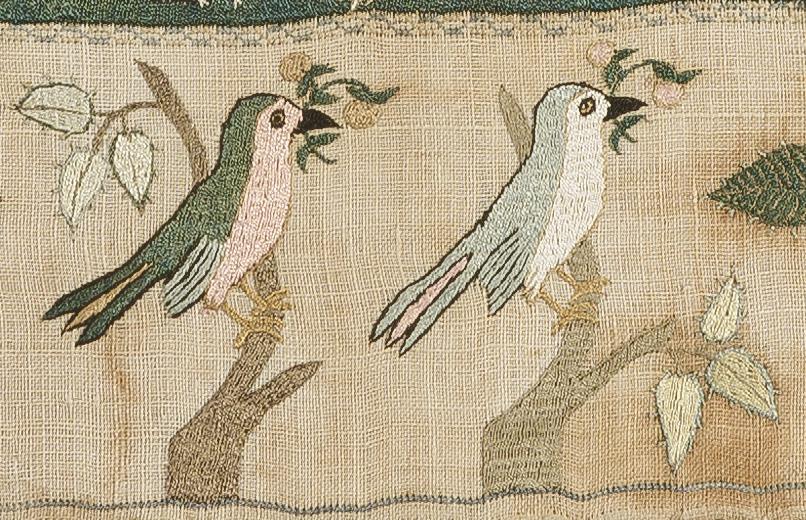 1992.0005 A Sampler, Detail 7