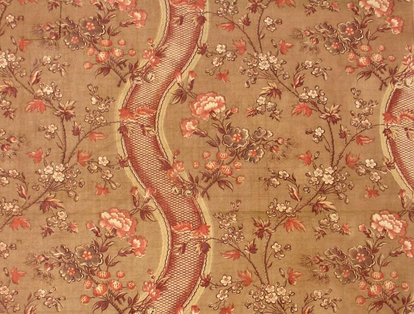 T1238 textile, printed design repeat