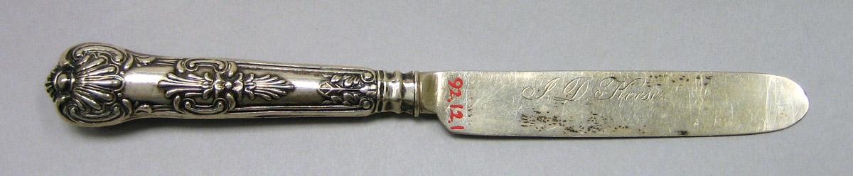 1992.0012.001 Silver Knife upper surface