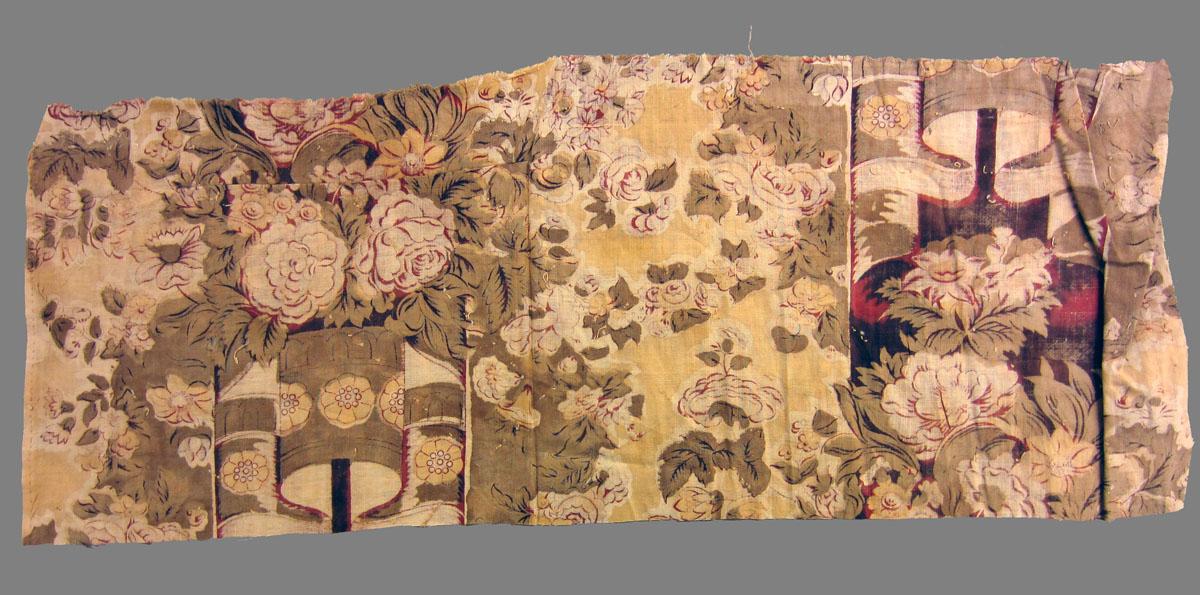 1958.0089.005 B textile, printed reverse