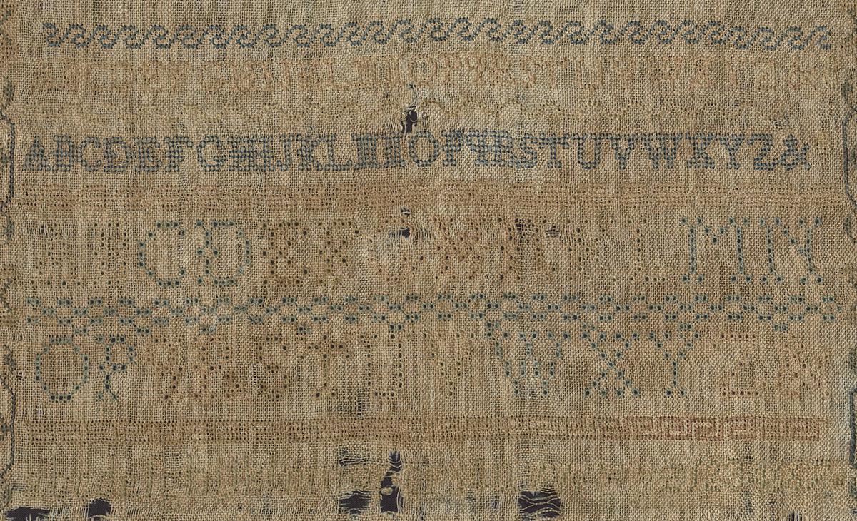 1992.0017 Sampler, Detail