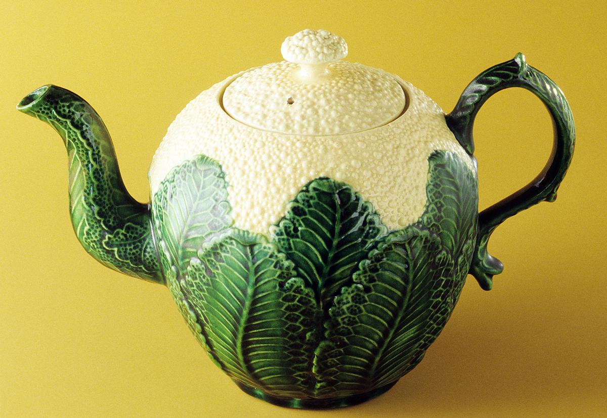 1992.0023 A,B Cauliflower Teapot