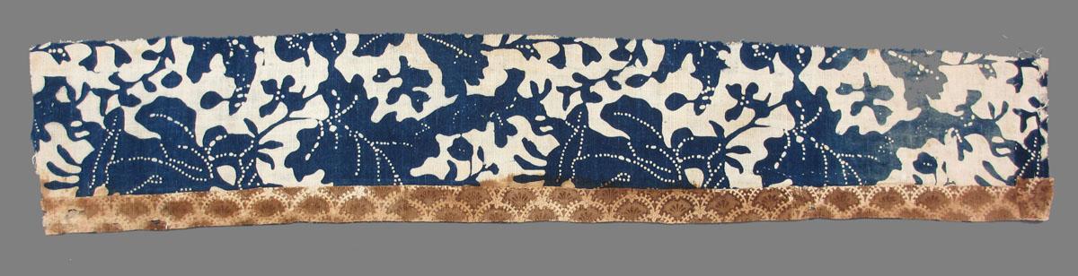 1958.0089.008 A, B Textile, printed obverse